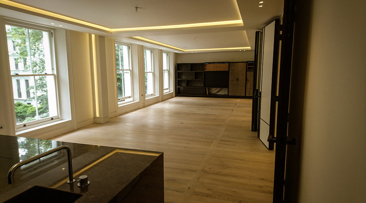 31 Craven Hill, London - Sanding and Finishing Solid Oak